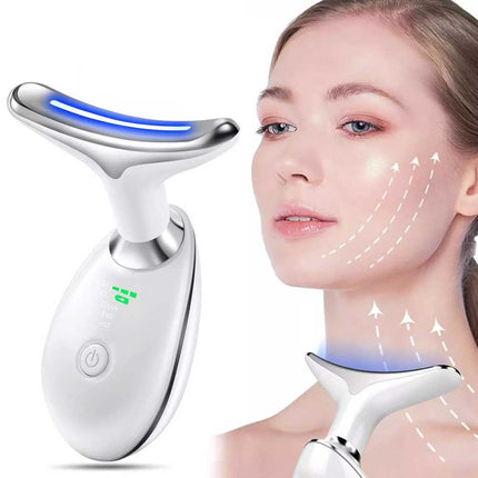 LED Neck Face Lifting Massager Skin Tighten Anti-Wrinkle Double Chin