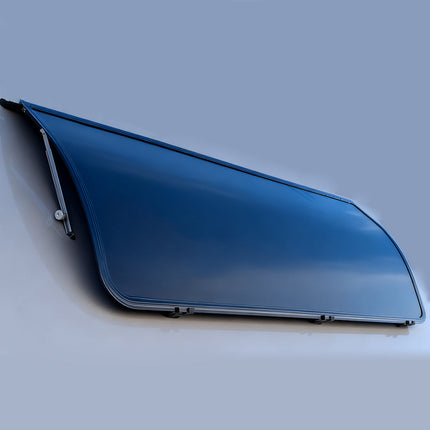 Curved Protection Shade Awning (568*1527mm) - Aluminium Alloy Material & 75° Opening