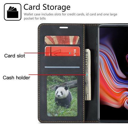 Magnetic Leather Flip Wallet Case Cover for iPhone 17 with Card Slot