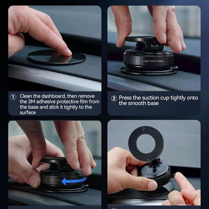 JOYROOM 360° Magnetic Car Mount, MagSafe Suction Cup Holder for iPhone Android