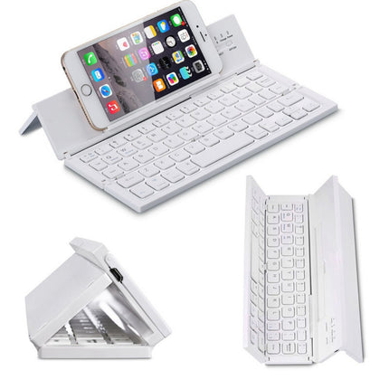 Portable Foldable BT Keyboard for Tablets, Laptops & Smartphones