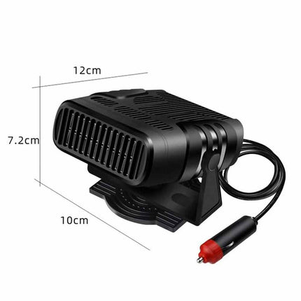 Portable 12V Electric Car Heater Fan Defogger Defroster Demister