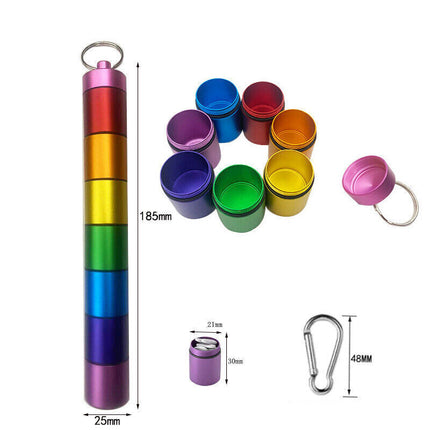7-Day Weekly Pill Organizer Box, Medicine Tablet Storage Case
