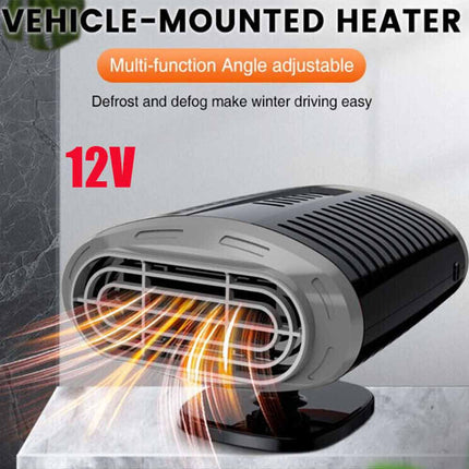 Portable 12V DC Electric Car Heater Defogger Defroster Demister Fan