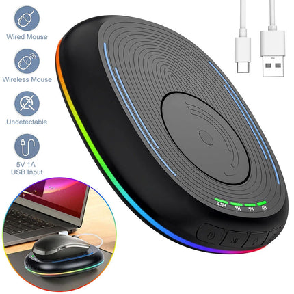 Mouse Jiggler Mechanical Undetectable with Timer Mouse Mover USB