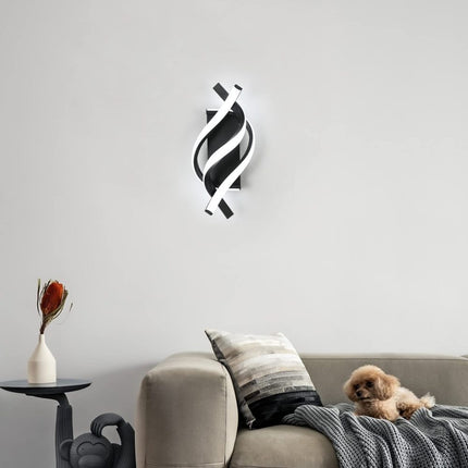 Modern 28W Indoor LED Wall Light Bedroom 3 Light Dimmable 2500LM