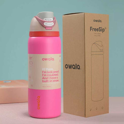 1X Random Owala FreeSip Water Bottle Stainless Steel Insulated Portable Sports