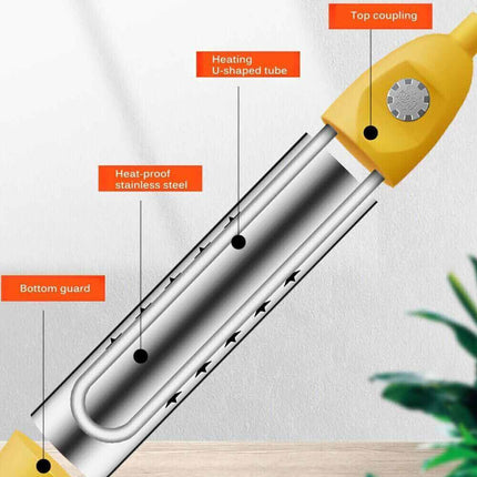 2000W Electric Water Heater Immersion Bucket Heater Intelligent Heating Element