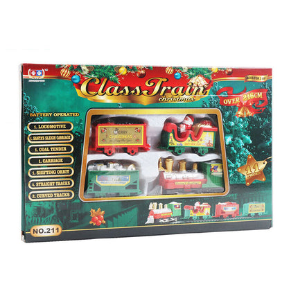 Christmas Train Electric Railway Tracks Santa Car Educational Xmas Gift
