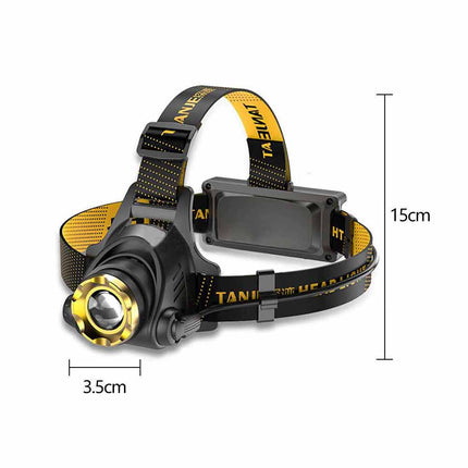 Super Bright USB Rechargeable Headlamp LED Headlight Torch Flashlight