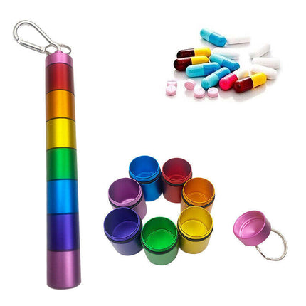 7-Day Weekly Pill Organizer Box, Medicine Tablet Storage Case