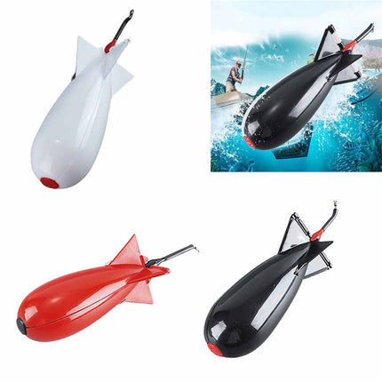 4X Spomb Carp Fishing Spod Bomb Bait Rocket Floats Feeder