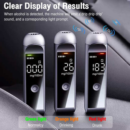 Rechargeable Digital Breathalyzer Alcohol Tester Analyzer Detector