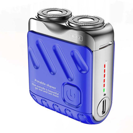Ultra Clean Washable Double Head Electric Shaver Mini for Men Beard