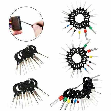70Pcs Pin Ejector Wire Kit Extractor Auto Terminal Removal Connector Tool