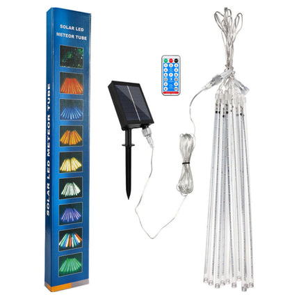 10PCS 50cm Meteor Shower LED Rain Drop String Light, Falling Star Decor