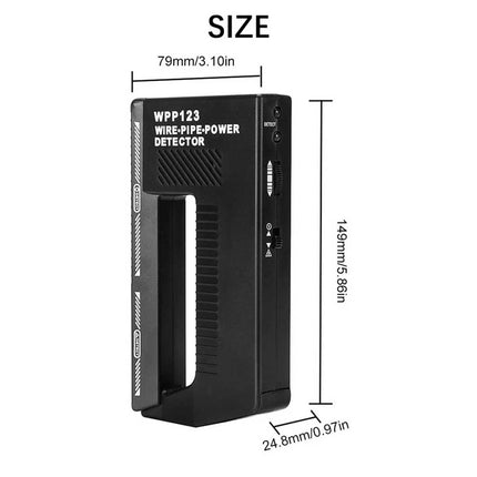 Adjustable WPP123 Multi Detector Wall Scanner Metal Wire Pipe Power