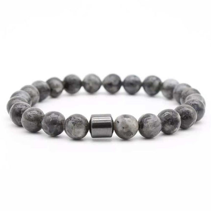 Magnetic Anti Smoke Bracelet 8MM Triple Protection Cessation Therapy Gift