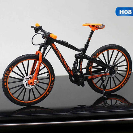 Mini 1 10 Diecast Metal Mountain Bike Finger Bicycle Racing Toy
