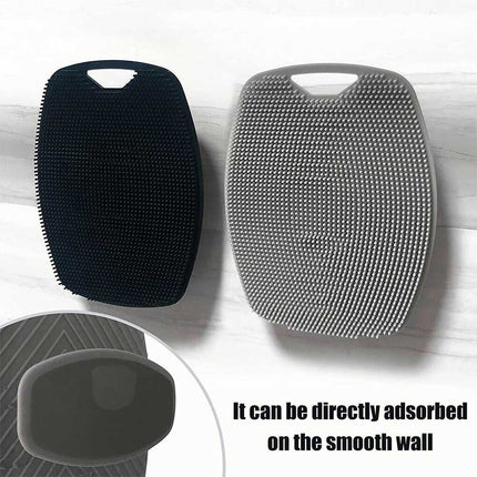 Exfoliating Shower Scrubber, Silicone Body Washing Massage Sponge