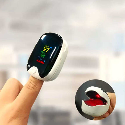Professional Finger Pulse Oximeter for Blood Oxygen & Heart Rate