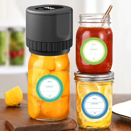 Electric Vacuum Sealer Kit for Mason Jars, Automatic Lids Sealer