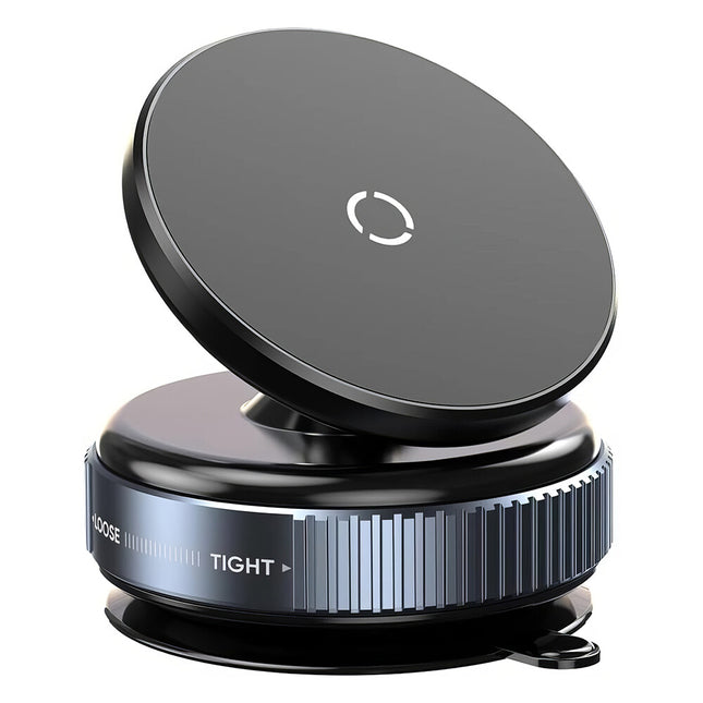 Electric Car Phone Holder Magnetic Vacuum Suction Cup 360° Rotation Mount