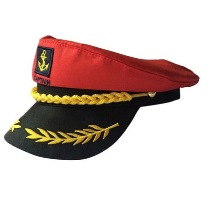 Navy Captain Hat, Skipper Yacht Hat, Sailor Costume Cosplay Fancy Dress