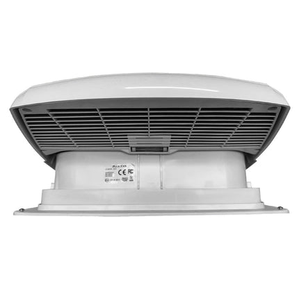 Deluxe Power Lift Vent Hatch for Caravans/RVs: 12V Fan, Temperature Sensor & LED Accessory