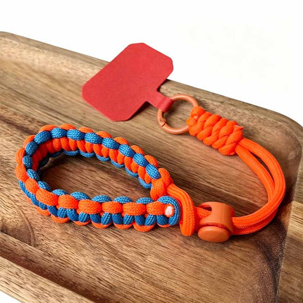 Handwoven Adjustable Phone Lanyard Wrist Strap for Outdoor Sports