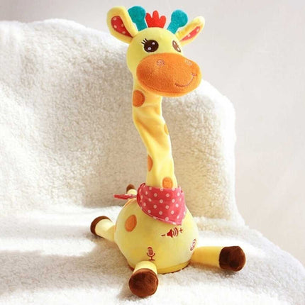 Favorite Dancing Giraffe Plush Singing Animal Plush Doll for Holiday Gift