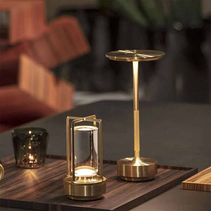 Rechargeable 3-Way LED Desk Lamp Cordless Night Light Table Bar Hotel Decor