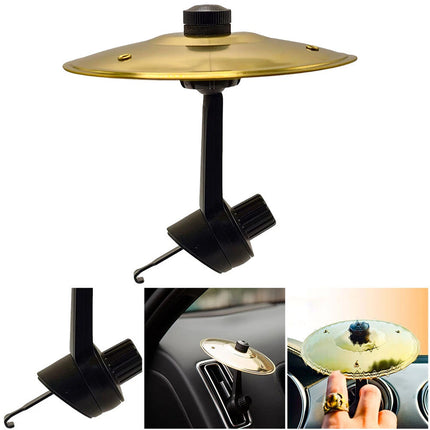 Mini Car Crash Cymbal, Air Vent Drum Cymbal, Easy Clip-On