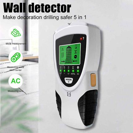 5-in-1 Stud Finder Wall Sensor – Electronic Beam & Joist Detector