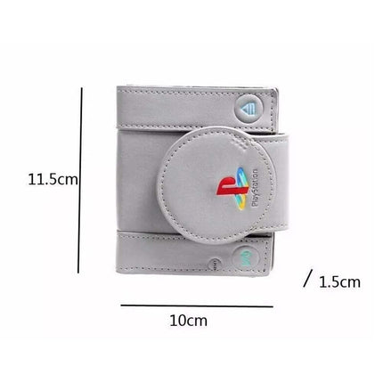 New Sony PlayStation Console Shaped Double Fold Wallet for Students