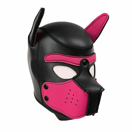 Dog Head Mask Puppy Cosplay Party Role Play Prop Soft Rubber Neoprene Toy