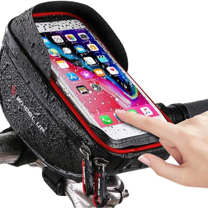 Motorcycle Bike Handlebar Phone Mount Waterproof Case Bicycle Holder