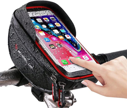 Motorcycle Bike Handlebar Phone Mount Waterproof Case Bicycle Holder