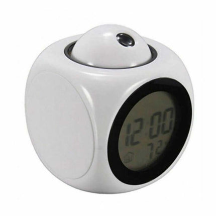 LED Display Projection Clock Temperature Projector Alarm Smart Time Digital