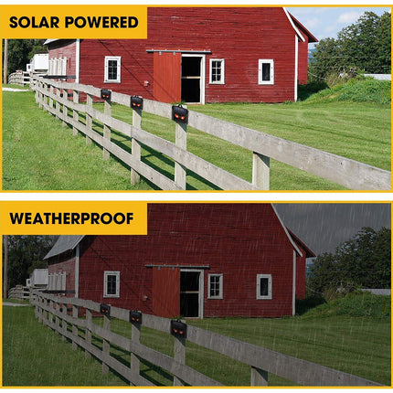 Ultrasonic Solar Pest Repeller 2PCS Cat Dog Fox Scarer Deterrent