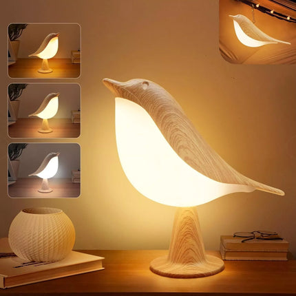 2 in 1 Bird Diffuser Lamp, USB Touch Sensor Bedside Desk Light
