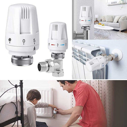 3-Pack Thermostatic Radiator Valve Head for Heating Control