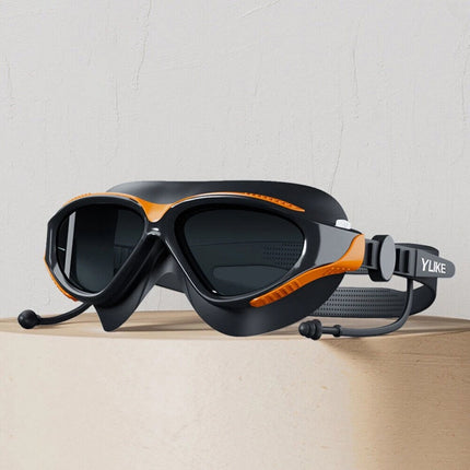 Anti-Fog Swimming Goggles, Professional Snorkel Diving Mask for Adults