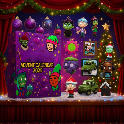 2025 Music Band Advent Calendar Pendant Toy 24 Day Christmas Countdown