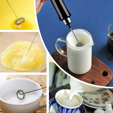 Electric Frother and Egg Beater, Mixer for Coffee & Milk Drinks