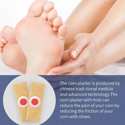 24pcs Gentle Corn Pads for Toes, Callus Removal Adhesive Pads for Feet