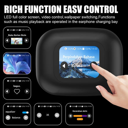 Bluetooth AI Translation Earphones, 144+ Languages Live Interpreter Earbuds