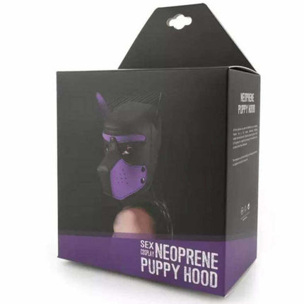 Dog Head Mask Puppy Cosplay Party Role Play Prop Soft Rubber Neoprene Toy