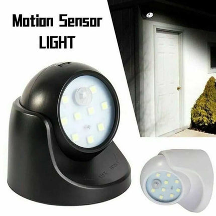 360° Battery LED Motion Sensor Security Light, Indoor/Outdoor Garden New