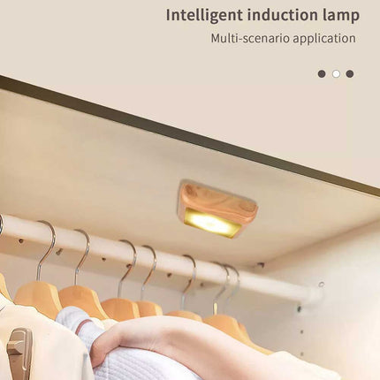 6 LED Motion Sensor Night Light Battery Operated Indoor Closet Cabinet Lamp